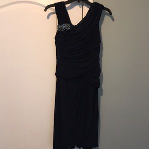 Adrianna Papell Navy evening dress